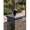 Paalmutsen sierrand 50x40 cm met bol 14 cm