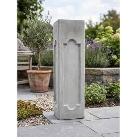 Decoratieve betonnen zuil met sierpaneel 85 cm