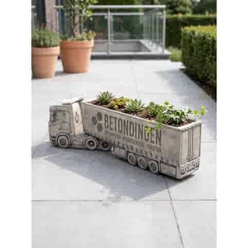 Betonnen plantenbak trailer H29 cm