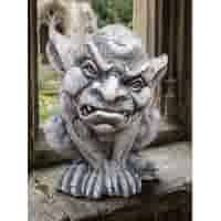 Gargoyle tuinbeeld van beton H24 cm