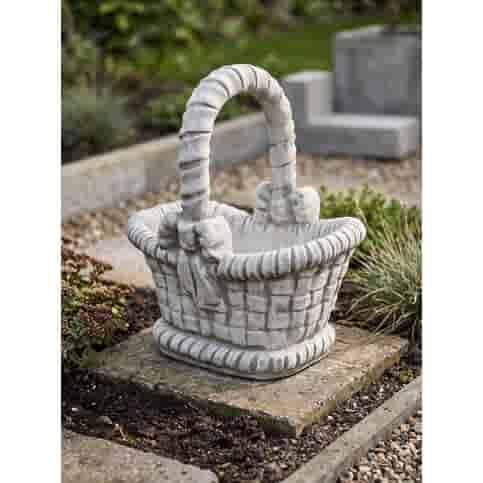 Betonnen gevlochten mand met strikdetails 63 cm