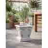 Klassieke plantenbak met decoratieve zuilen 30 cm