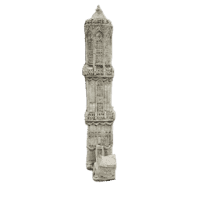 Dom Toren beeldje van beton H39 cm
