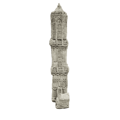 Dom Toren beeldje van beton H39 cm