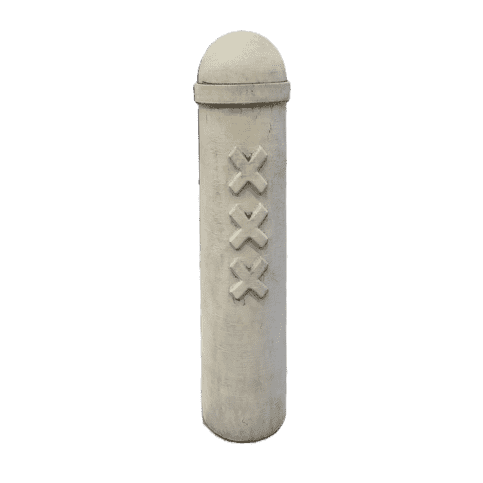 Amsterdammertje van beton H24 cm