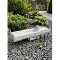 Betonnen oplegger met kraan H28 cm