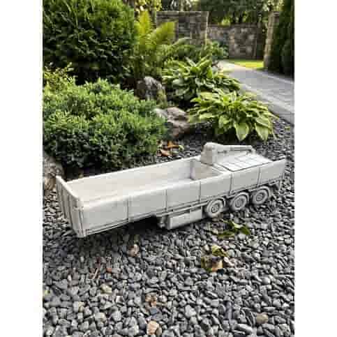 Betonnen oplegger met kraan H28 cm