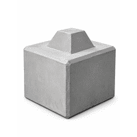 Betonblok met 1 nop 30x30x30 cm