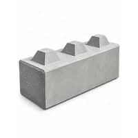 Betonblok met 3 noppen 30x90x30 cm
