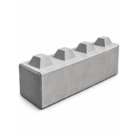 Betonblok met 4 noppen 30x120x30 cm