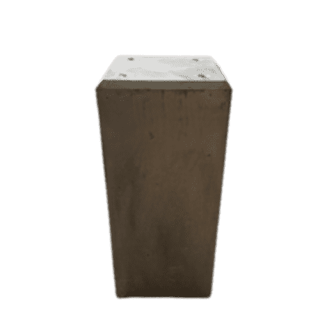Betonpoer 23x23 en 50 cm hoog antraciet M10