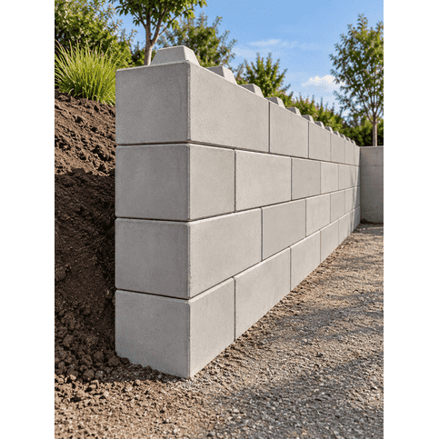 Betonblok met 1 nop 30x30x30 cm